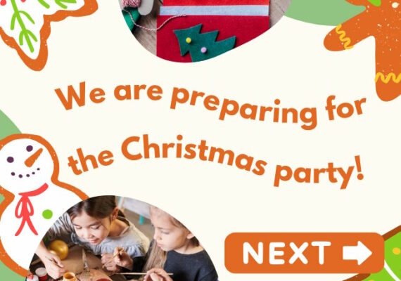 preparing for Christmas
